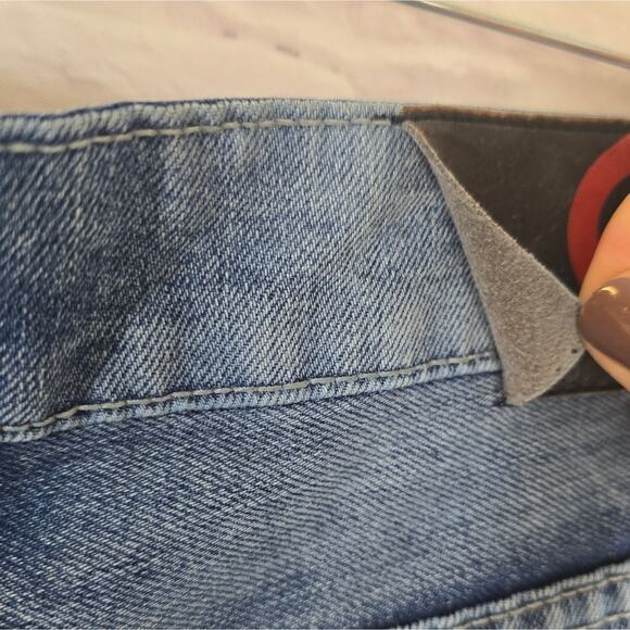 W Ecko Unltd. Y2K Vintage Baggy Blue Denim Shorts Mens Size 36 Rhino Hip Hop - Picture 8 of 11